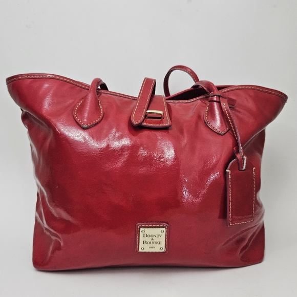 Dooney & Bourke Patten Leather Red Bag - Picture 1 of 12